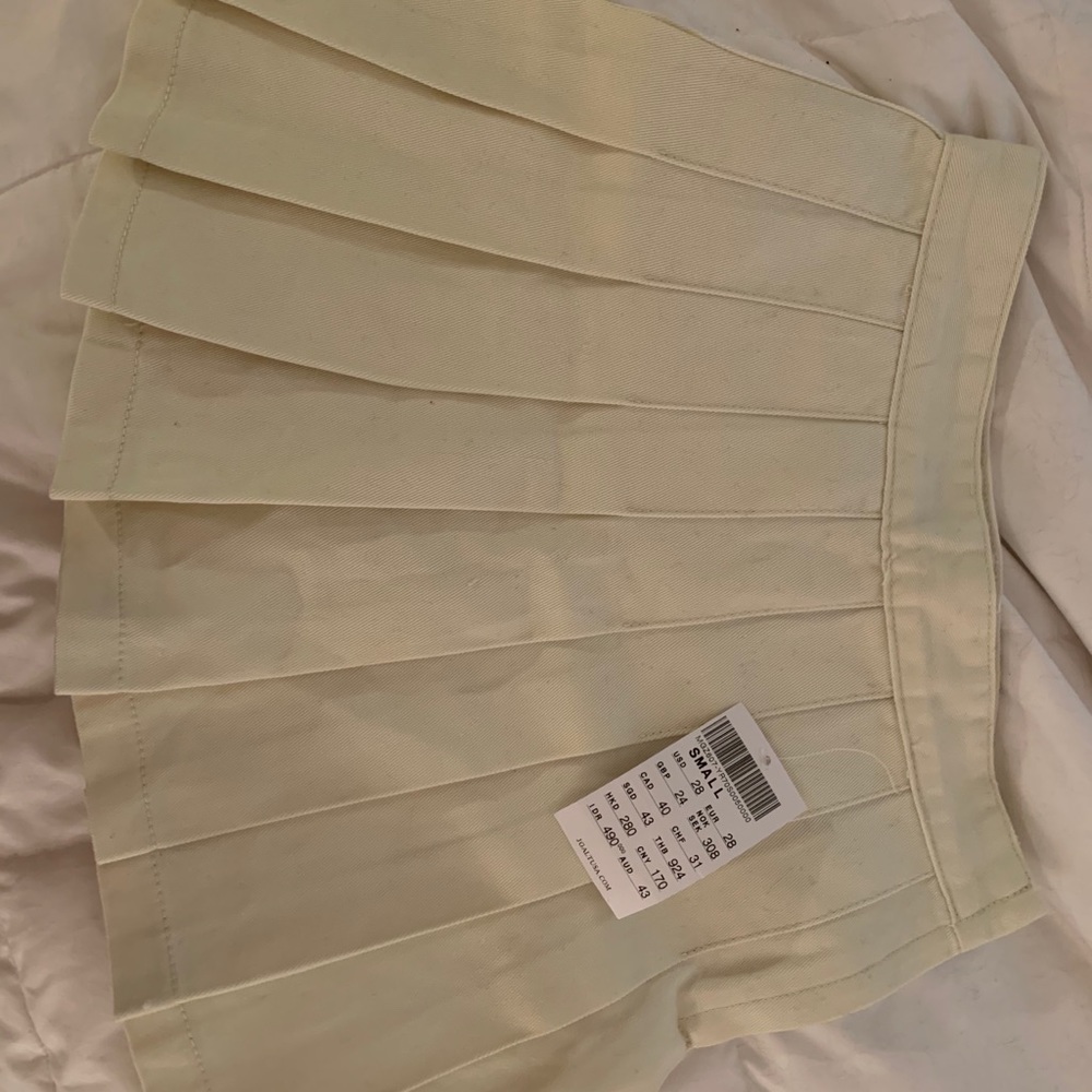 Off white Brandy Melville tennis skirt